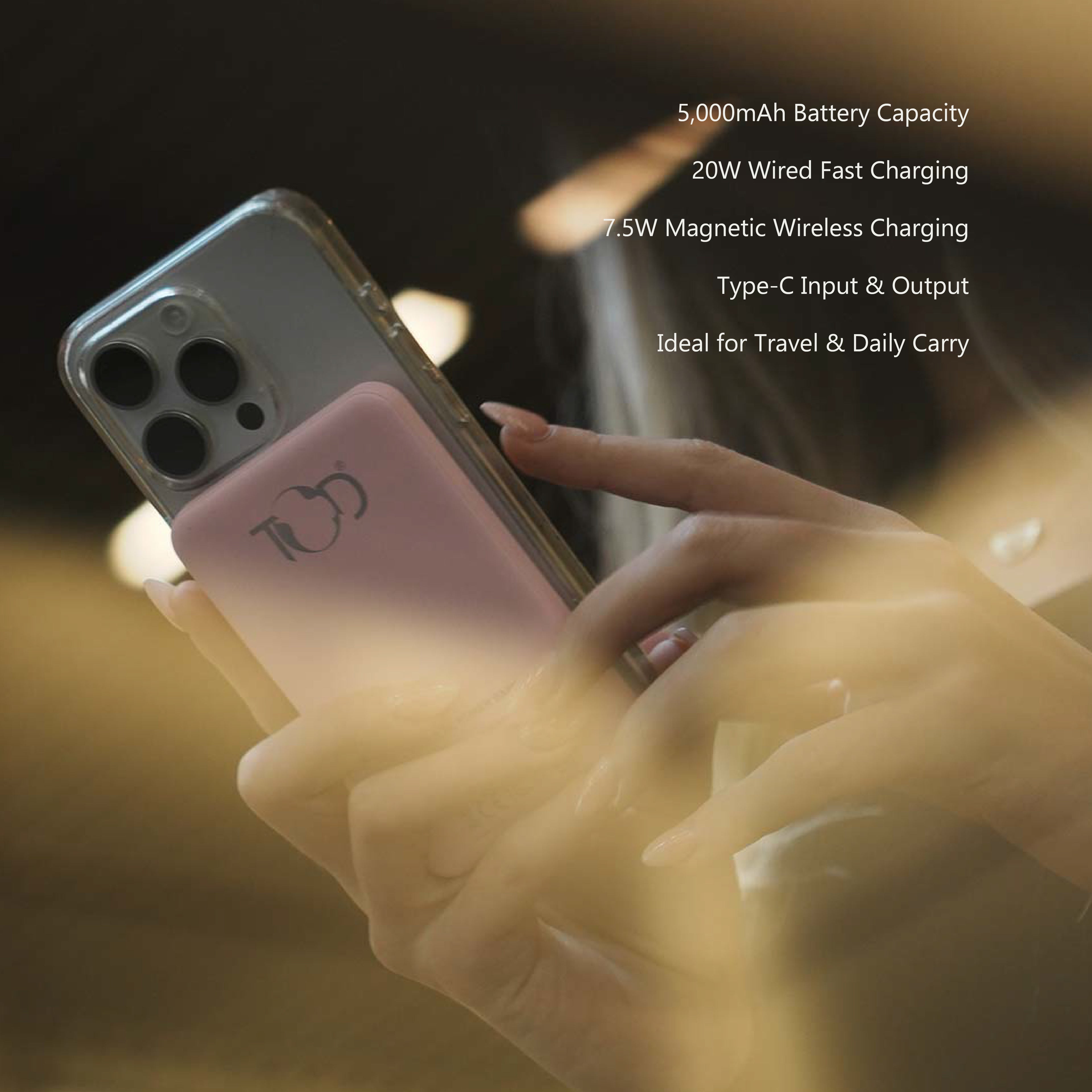 Portable MagSafe Ultra-Thin Power Bank