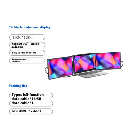TOD Portable Tri-Screen Monitor