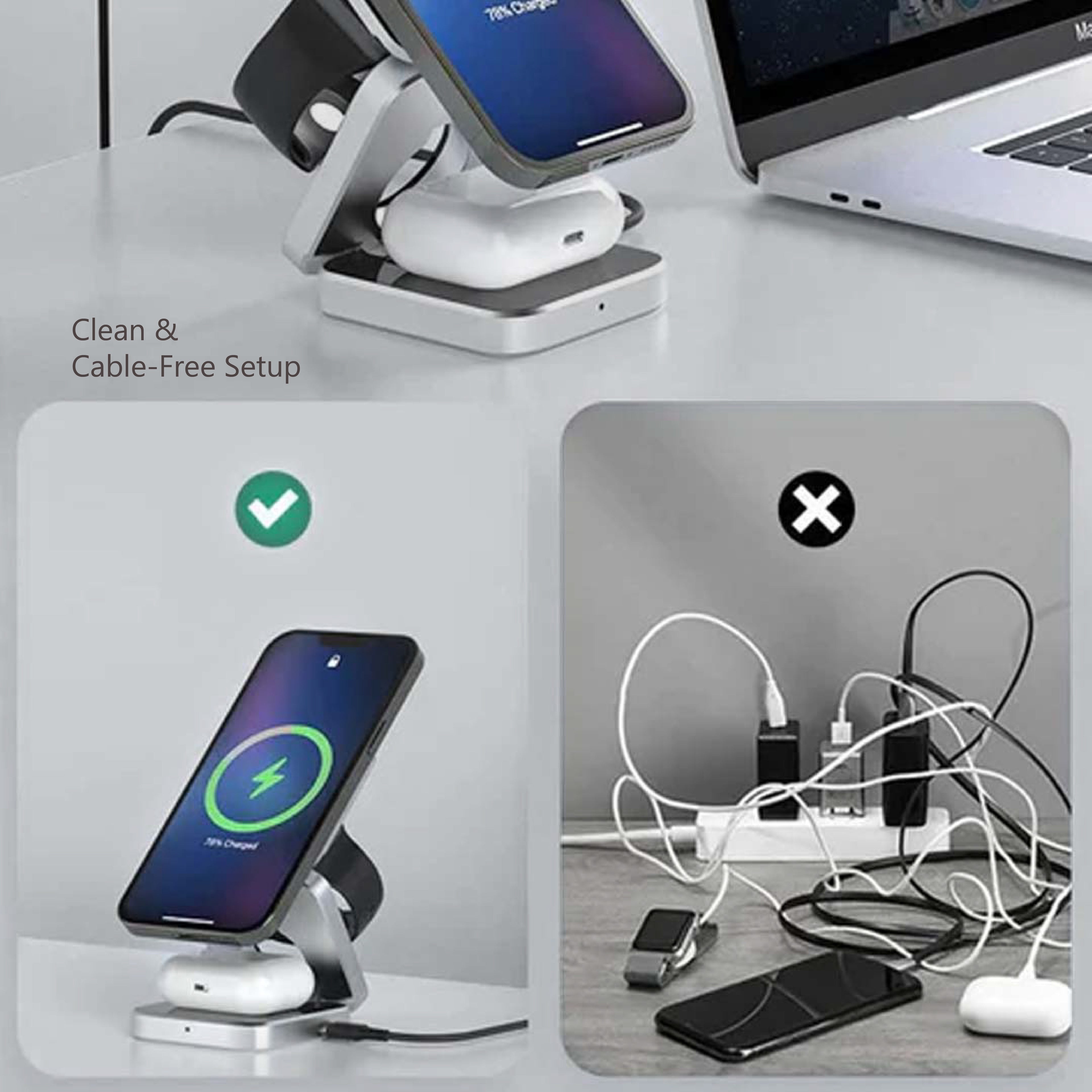 4-in-1 MagSafe Charger with Power Dock