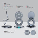 Rotating Qi2 Magnetic 3-in-1 Wireless Charger