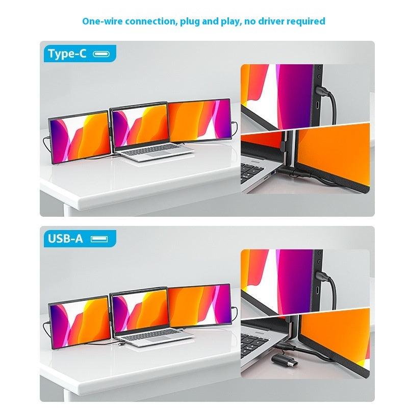 TOD Portable Tri-Screen Monitor